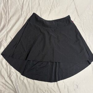 Yumiko Isabelle Skirt Short Length- High Low Large - BLACK